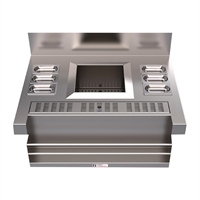 Simply Stainless 600 Series Standard Cocktail Station with Speed Rack