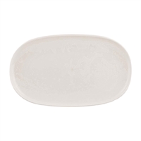 Moda Porcelain Snow Oval Coupe Plate - 305x215mm (6 Pack)