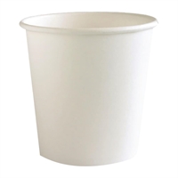 BioPak BioCup Single Wall White - 120ml 4oz 63mm (2000 Pack)