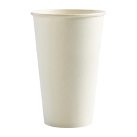 BioPak BioCup Single Wall White - 510ml 16oz 90mm (1000 Pack)