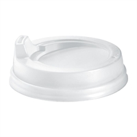 BioPak PS Small Sipper Lid White - 80mm (1000 Pack)