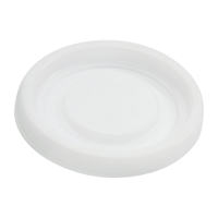 BioPak PS No Hole Lid White - 4oz 63mm (Pack 1000)