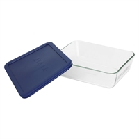 Pyrex Simply Store Rectangle Container with Blue Lid 6 Cup