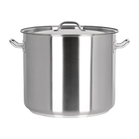 Chef Inox Elite Utility Stock pot 21.50Ltr with Lid
