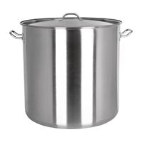 Chef Inox Elite Utility Stock pot 98Ltr with Lid
