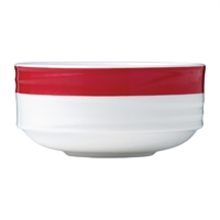 Royal Porcelain Maxadura Resonate Red Band Stackable Bowl 270ml (12 Pack)