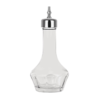 Zanzi Bitters Bottle Glass 50ml Gunmetal - 19x37x120mm