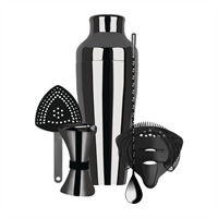 Zanzi Cocktail Set 5 Piece Gunmetal