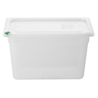 Hygiplas Click PP GN Container 1/3 with Lid & 7 Colour Clips 200mm 6.9Ltr (4 Pack)