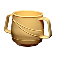 KH Moderne Bev Mug Insulated Double Handle 250ml Yellow (24 Pack)