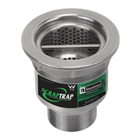 3Monkeez Cast S/S Sink Waste Arrestor - Suit 90mm Outlet. 304 Grade S/S