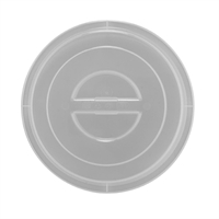 Schonwald Donna Senior Round Plate Lid Polybutylene Grey 240x40mm (6 Pack)