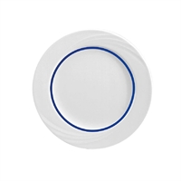Schonwald Donna Senior Decor Round Flat Rim Plate Dark Blue Line 160x18mm (12 Pack)