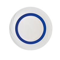 Schonwald Donna Senior Decor Round Flat Rim Plate- Wide Band 240x23mm (6 Pack)
