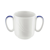 Schonwald Donna Senior Decor Mug W/2 Dark Blue Hdles 86x85mm/300ml (6 Pack)