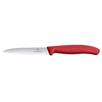 Victorinox Wavy Edge Paring Knife - Red 100mm