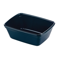 Aladdin Temp-Rite 170ml Designer Series Non-Insulated Soup Bowl - Rectangular - Evening Blue (100 Pack)