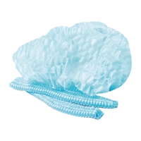 Cidy Supply Disposable Hair crimped Nets Blue (100 Pack)