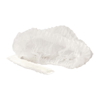 Softmed Disposable Hair crimped Nets White (100 Pack)