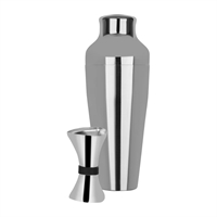 Zanzi Cocktail Set 2pc Stainless Steel