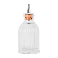Zanzi Line Bitters Bottle Glass with Mirror Lid 90ml - 51x120mm