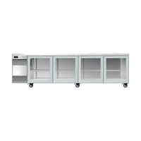SKOPE BackBar 4 Glass Swing Door CounterLine Fridge CL.4.GSW