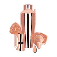 Zanzi Cocktail Set 5 Piece Rose Gold