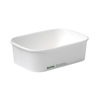 BioPak BioBoard Takeaway Base White - 650ml (300 Pack)