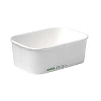 BioPak BioBoard Takeaway Base White - 750ml (300 Pack)
