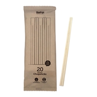BioPak BioCutlery Bamboo Chopsticks - 20cm (20 Pack)