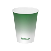 BioPak Cold Paper BioCup Green - 280ml / 80mm (1000 Pack)