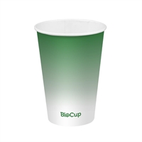 BioPak Cold Paper BioCup Green - 420ml / 90mm (1000 Pack)