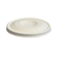 BioPak Cold Paper Sugercane Flat BioCup Lids - 90mm (10 Pack)