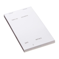 Carbonless Waiter Pad Triplicate (50 Pack)