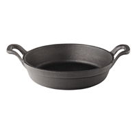Utopia Cast Iron Round Eared Dishes (6 Pack)