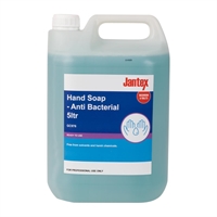 Jantex Unperfumed Antibacterial Liquid Hand Soap 5Ltr