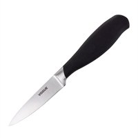 Vogue Soft Grip Paring Knife Black 8.5cm