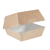 Colpac Compostable Kraft Burger Boxes (250 Pack)