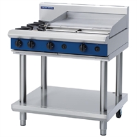 Blue Seal Freestanding 2 Burner Gas Cooktop with Griddle Plate G516BLS