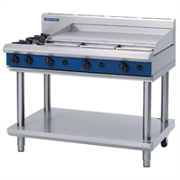 Blue Seal Freestanding 2 Burner Gas Cooktop with Griddle Plate G518ALS
