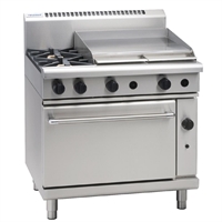 Waldorf by Moffat 2 Burner Gas Cooktop with Griddle Plate RN8616G