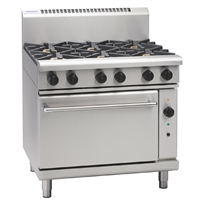 Waldorf by Moffat 6 Burner Gas Convection Oven Range RN8610GC