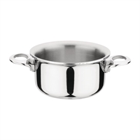 Vogue Stainless Steel and Aluminium Tri-Wall Mini Casserole 10cm