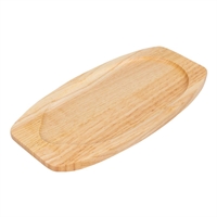 Olympia Hevea Board for Cast Iron Sizzle Platter 315x170mm for GG133