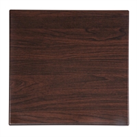 Bolero Pre-drilled Square Tabletops Dark Brown
