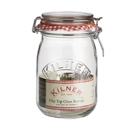 Bocal à conserve avec clip Kilner 1L