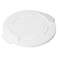 Couvercle pour conteneur rond blanc Vogue 38L