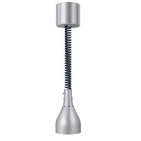 Hatco Decorative Heat Lamp with Rise n' Fall Cord Glossy Grey