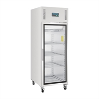 Polar G-Series Gastro Display Glass Door Fridge 600Ltr - Stainless Steel