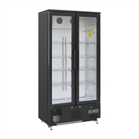 Polar Upright Back Bar Cooler with Hinged Doors 490Ltr